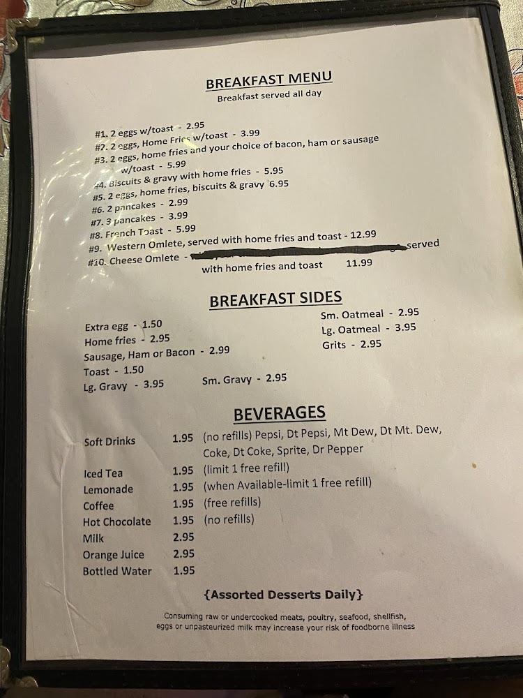 Lois Mann's Restaurant Menu image 2